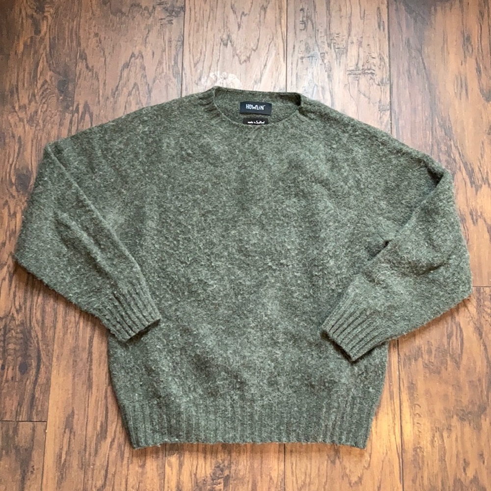 Howlin Green Wool Sweater